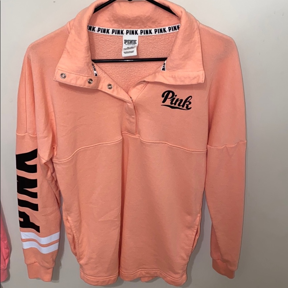 Pink quarter zip!